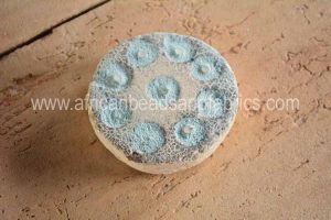 Glass powder in moulds