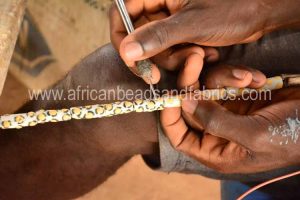 Painting the beads