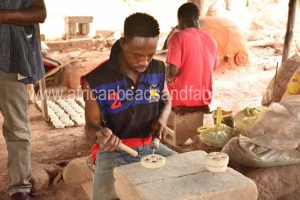 Taking beads out of the mould