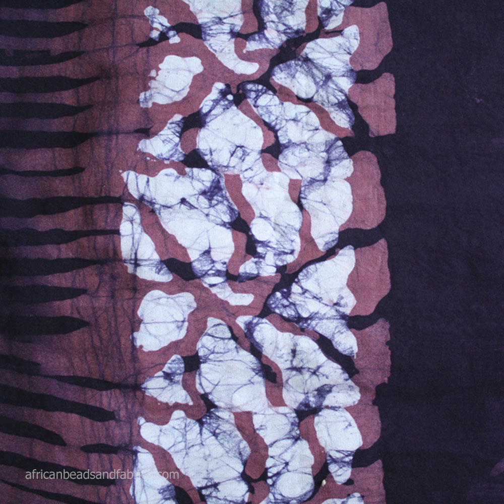 African-Fabric-Ghana-Cotton-Batik-Purple
