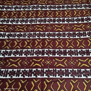 African-Fabric-Upholstery-Woodin-Reddish Brown
