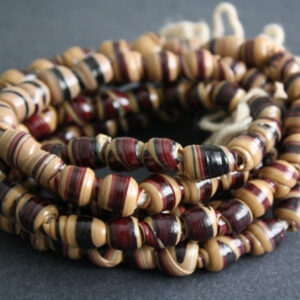 African-beads-Recycled-Plastic-Brown-Red-Grape-Full-length-2
