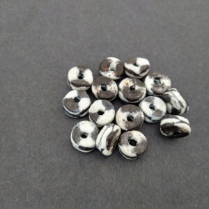 African-beads-chunky-discs-opaque-cream-and-black-loose