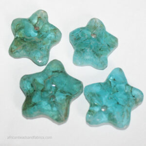 Star Recycled Glass Pendants Star Recycled Glass Pendants