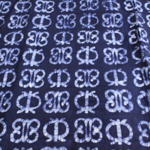 African-Batik-Fabric-Ghana-Adinkra-Print-Navy-2