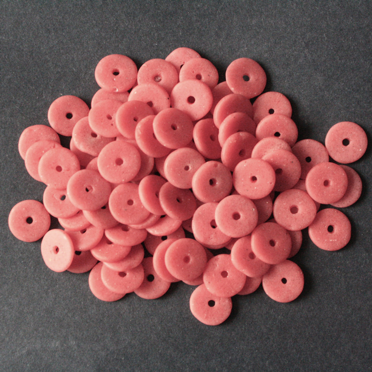 African-Disc-Beads-Ghana-Recycled-glass-Red-17–to-18mm