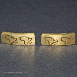 African-brass-bracelet-bar-African-map
