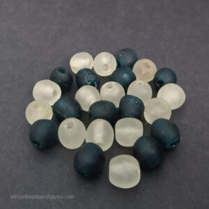 African Recycled Glass Beads 10 to 11mm Mixed Lot 1 African Recycled Glass Beads 10 to 11mm Mixed Lot 1