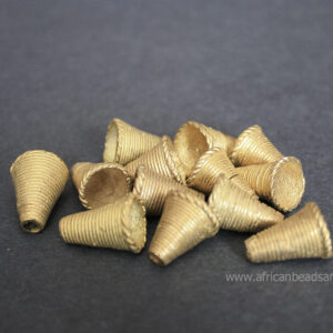 African-brass-cone-beads-side-view-watermarked