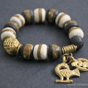 African-Jewelry-Ghana-Krobo-Bracelet-Adinkra-Gye-Nyame-Sankofa-Symbols-side-view-watermarked