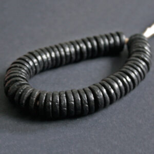 Black-African-Disc-Beads-Black-16–to-18-mm Black-African-Disc-Beads-Black-16–to-18-mm
