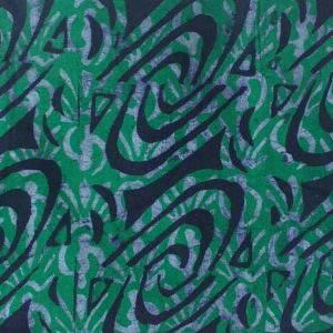 African-Fabric-Ghana-Batik-Cotton-Green-Navy-Blue