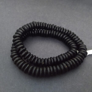Black-African-Disc-Beads-Ghana-Krobo-Recycled-Glass-10-to-12-mm-2 Black-African-Disc-Beads-Ghana-Krobo-Recycled-Glass-10-to-12-mm-2