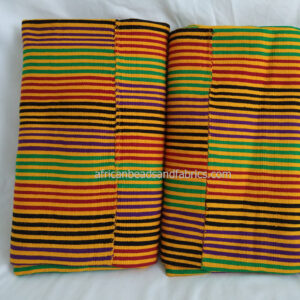 Kente-Cloth-Woven-Cotton-Multicoloured-Stripes-5