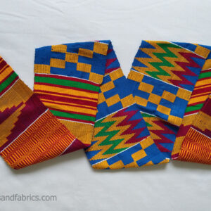 Kente cloth blue Fathia design1