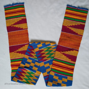 Kente cloth blue Fathia design2
