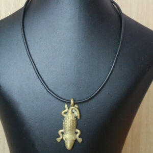 African-Jewellery-Gecko-Pendant-on-Black-Leather-Cord