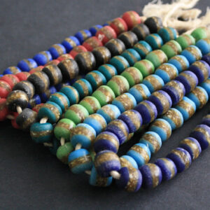 African-Beads-Ghana-Krobo-Recycled-Glass-Round-13-to-15-mm-3-layer