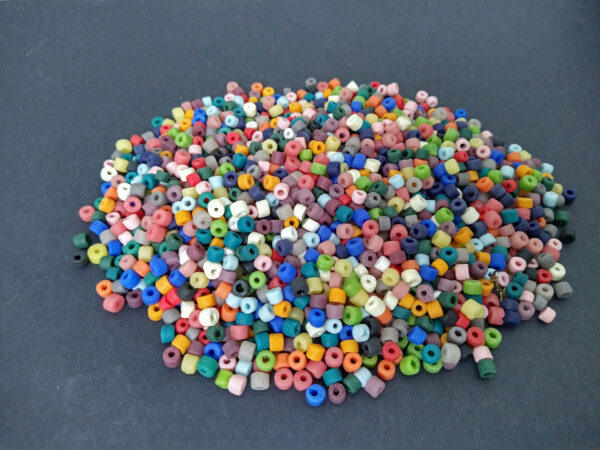 African-Beads-Spacers-Ghana-Krobo-Recycled-Glass-4-to-5mm-21-colours