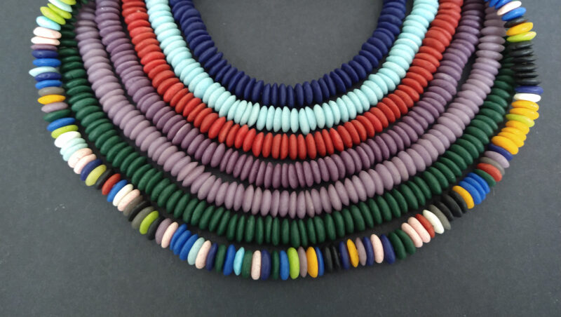 African-Beads-Ghana-Krobo-Ethnic-Recycled-Glass-Doughnut-Discs-10-to-11-mm-all-colours African-Beads-Ghana-Krobo-Ethnic-Recycled-Glass-Doughnut-Discs-10-to-11-mm-all-colours