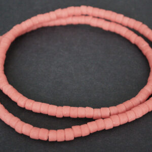 African-Beads-Ghana-Krobo-Recycled-Glass-4-to-5-mm-soft-red