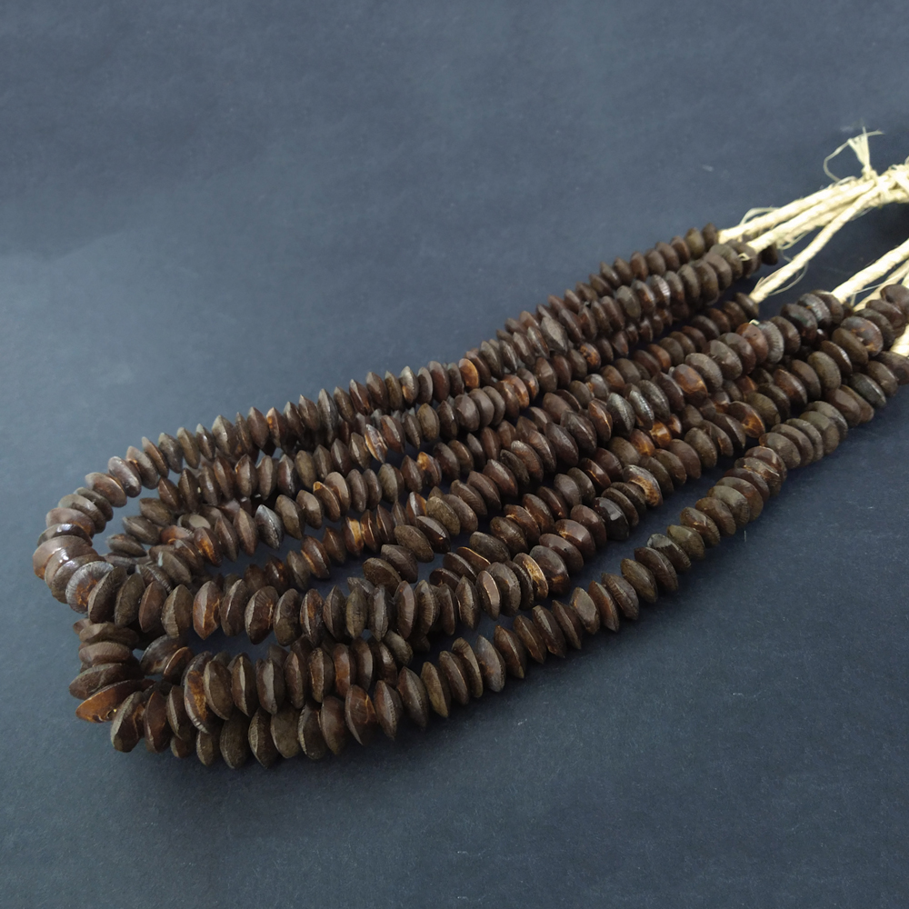 African-Beads-Kenyan-Bone-Doughnut-12-to-14mm-strand-dark-brown