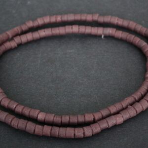 African-Beads-Spacers-Ghana-Krobo-Recycled-Glass-4-to-5mm-plum