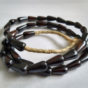 Dark-African-Convex-Cone-Bone-Beads Dark-African-Convex-Cone-Bone-Beads