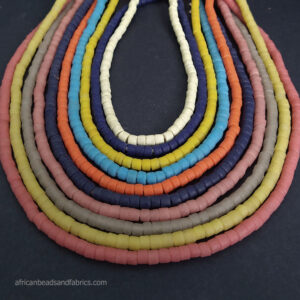 Small African Tube Beads 5 to 6mm (1) Small African Tube Beads 5 to 6mm (1)