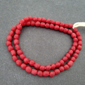 African-beads-Ghana-Krobo-Recycled-Glass-7-to-8-mm-red African-beads-Ghana-Krobo-Recycled-Glass-7-to-8-mm-red