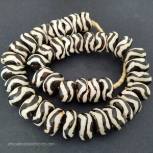 Large-African-Bone-Beads-Zig-Zag-Cream-Black Large-African-Bone-Beads-Zig-Zag-Cream-Black