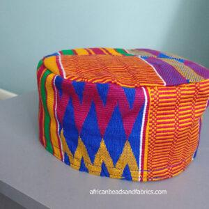 African-Kufi-Hat-Unisex–Multicolured-Kente-3-watermarked