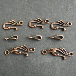 S-Hook-and-Clasp-Tibetan-Antique-Copper-5-Set