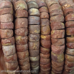 Afrcan-Bauxite-Beads-Chunky-Handmade-Ghana