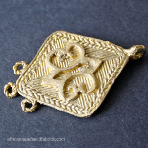 African-Adinkra-Hye-Wo-Nhye-Brass-Pendant African-Adinkra-Hye-Wo-Nhye-Brass-Pendant