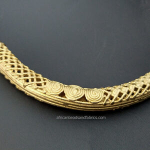 African-Brass-Bead–Curved-Mesh-110mm