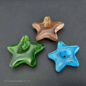 Recycled Glass Star Pendants Recycled Glass Star Pendants