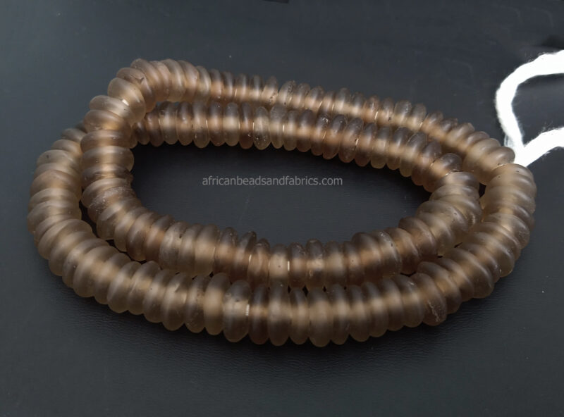 African-Beads-Ghana-Krobo-Recycled-Glass-Discs-12-to-14mm–fawn