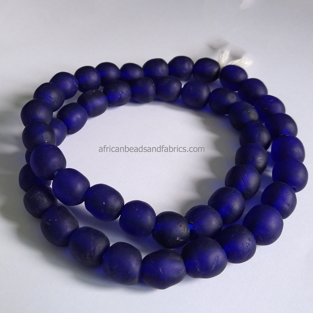 African-Beads-Ghana-Krobo-Recycled-Glass-13-tp-14mm-cobalt-blue-2