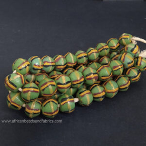 African-King-Beads-Ghana-Krobo-Recycled-Glass-Mint–Green African-King-Beads-Ghana-Krobo-Recycled-Glass-Mint–Green