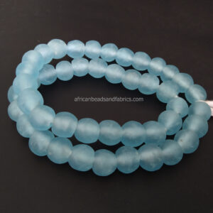 African-Beads–Ghana-Krobo-Recycled-Glass-Pale-Blue-12-to-13mm-round African-Beads–Ghana-Krobo-Recycled-Glass-Pale-Blue-12-to-13mm-round
