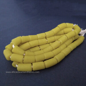 African-Beads-Krobo-Ghana-Recycled-Glass-17-mm-lemon African-Beads-Krobo-Ghana-Recycled-Glass-17-mm-lemon