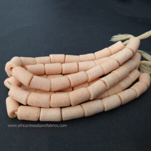 African-Beads-Krobo-Ghana-Recycled-Glass-17-mm-salmon-pink African-Beads-Krobo-Ghana-Recycled-Glass-17-mm-salmon-pink