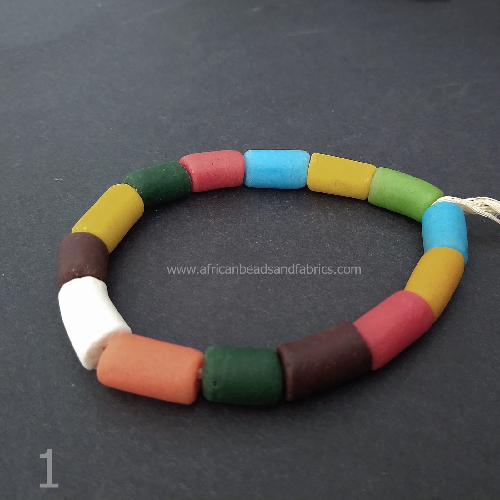 African-Beads-Krobo-Ghana-Recycled-Glass-Tubes-20-to-23mm-multicloured-strand-1