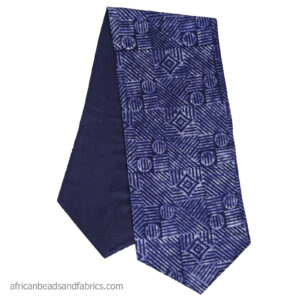 Table-Runner-Abstract-Print-Navy-Blue