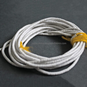 African-Beads-Heishi-Discs-Vinyl-White-3-mm