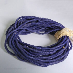 African Waist Seed Beads Ghana Krobo Recycled Glass 3mm Cobalt blue African Waist Seed Beads Ghana Krobo Recycled Glass 3mm Cobalt blue