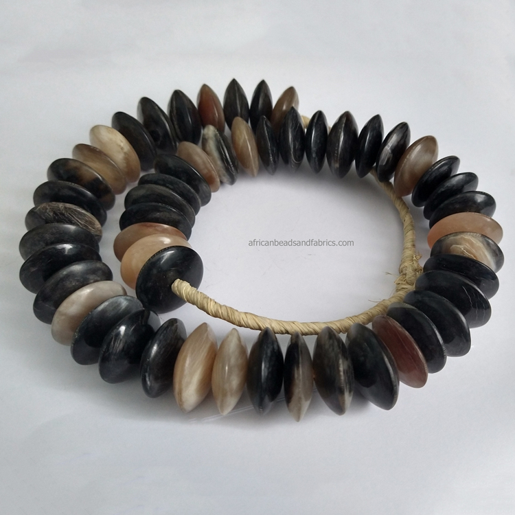 Horn Beads, Pendants & Buttons