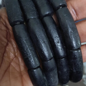 African-Beads-Ghana-Krobo-Recycled-Glass-Black-Strand