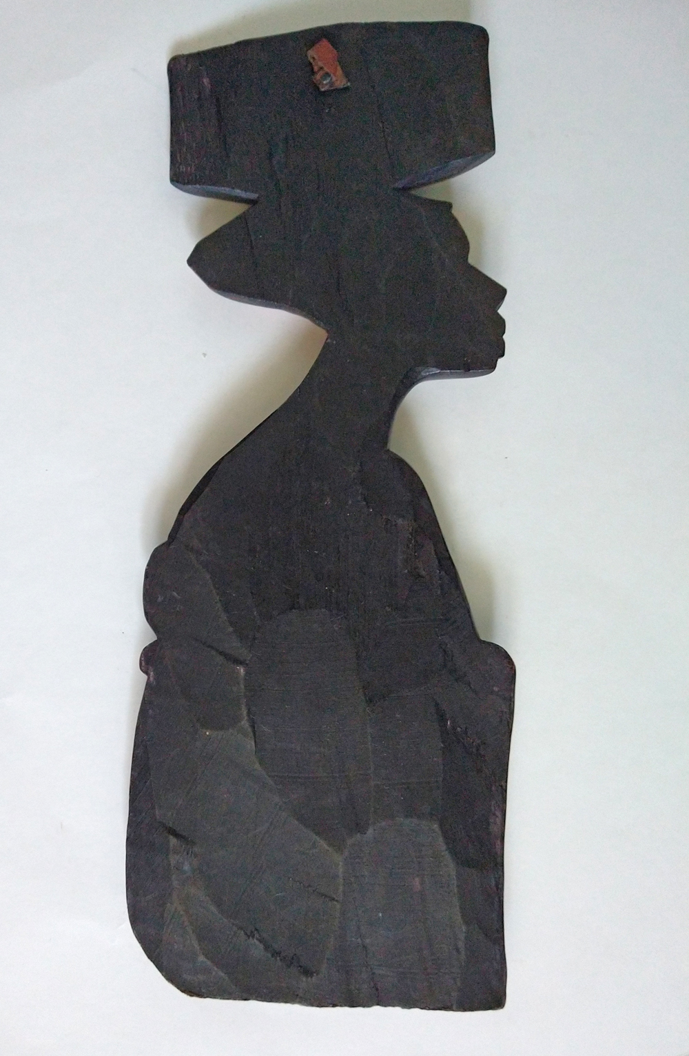 Wall-Plaque-Solid-Wood-African-Mum-and-Baby-Printed-Cloth-back-view